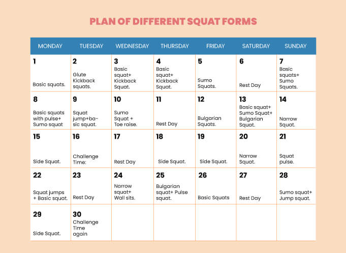 30-Day-plan-for-Squat-challenge