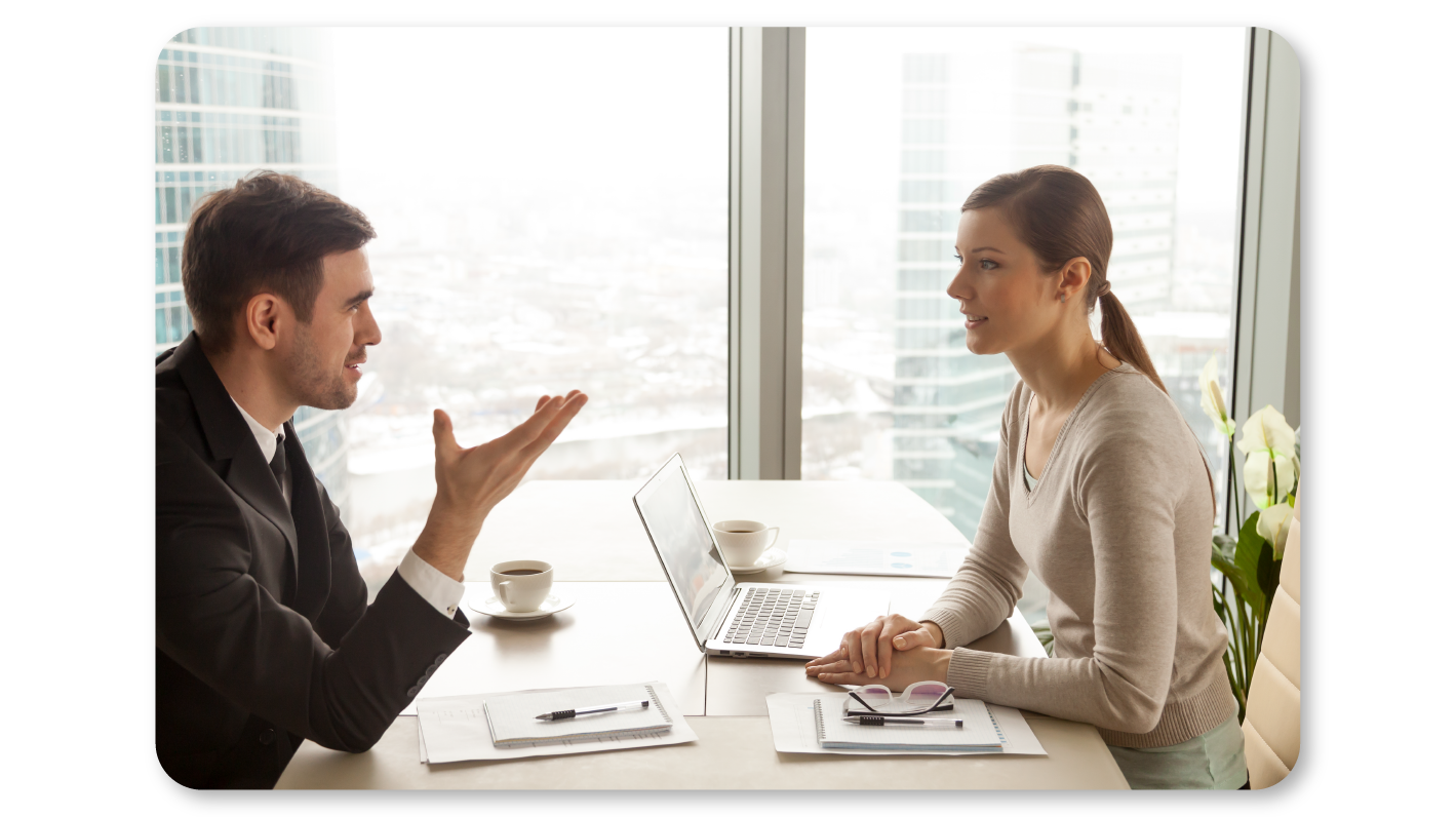 An Employee Practices Self Care at Work by Talking to the Boss About their Bandwidth