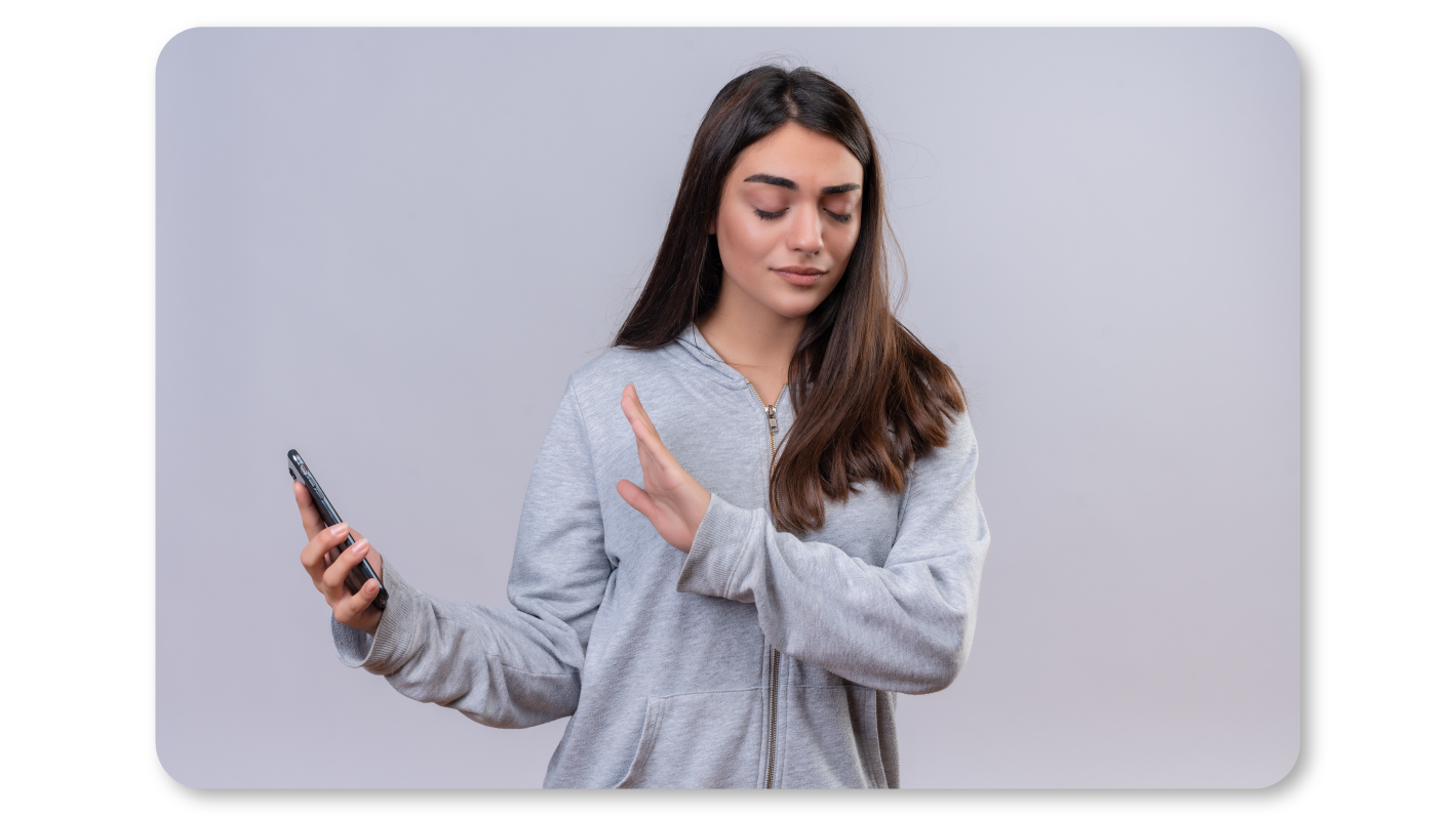 An Employee Practices Self Care At Work by Detoxing from Technology