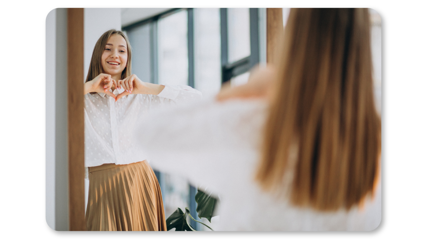 A Woman Combatting Anxiety and Depression by Practicing Loving Kindness Meditation