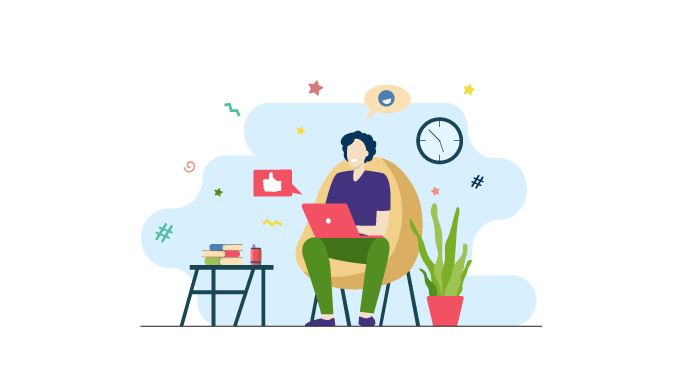Employee enjoying while working