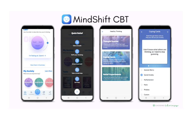 MindShift App Interface