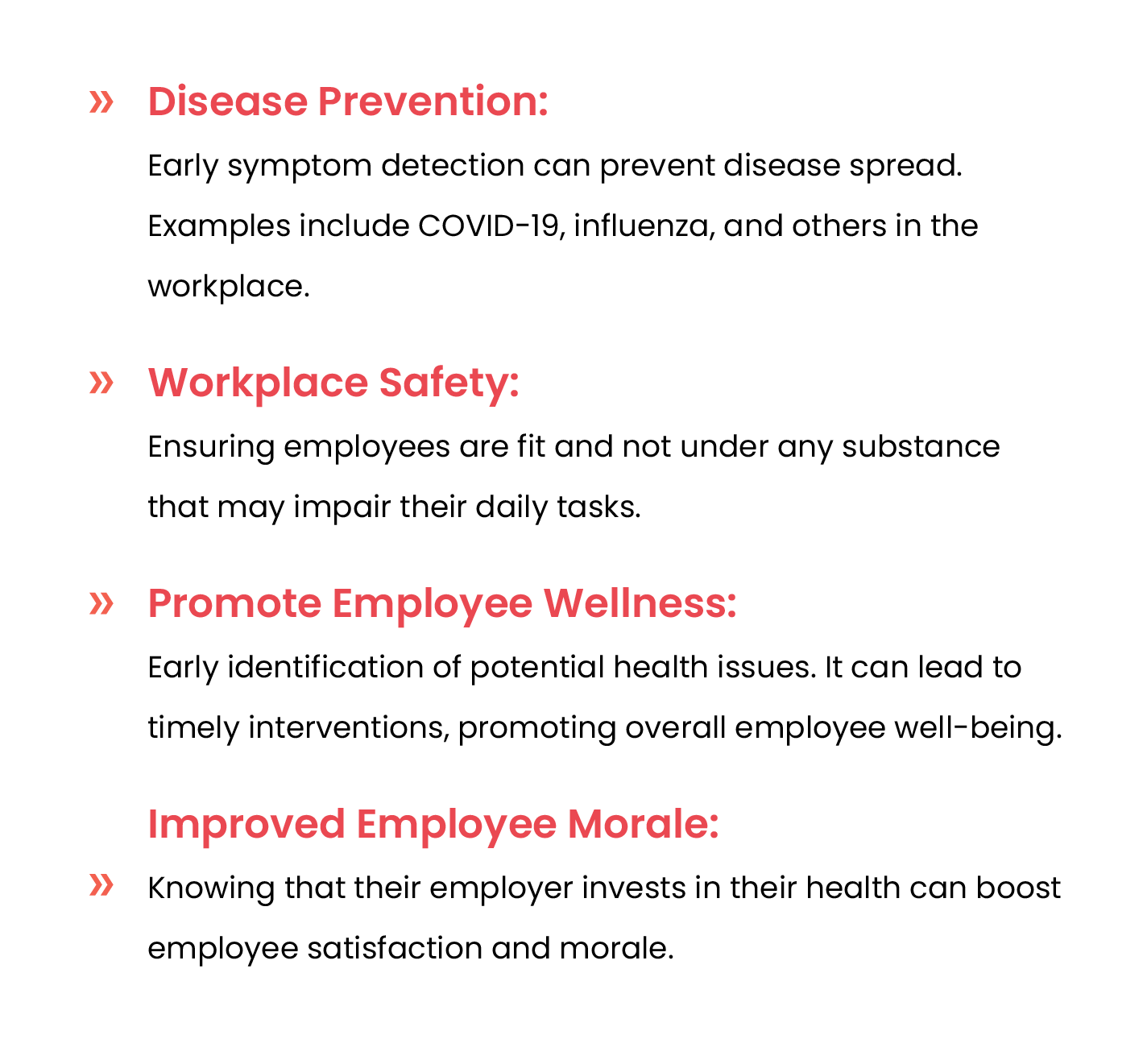 objective of employee health screenings