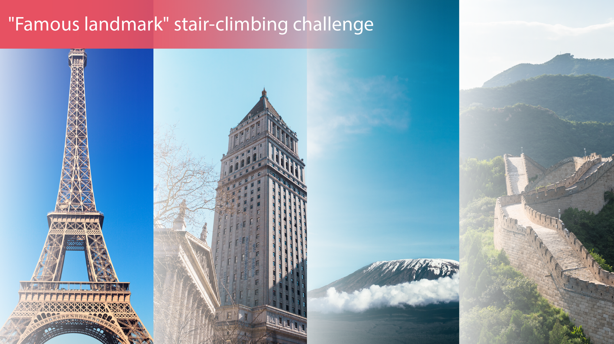 Stair climbing journey challenge
