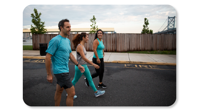 VFit Importance de marcher activement ou de participer à des défis de pas